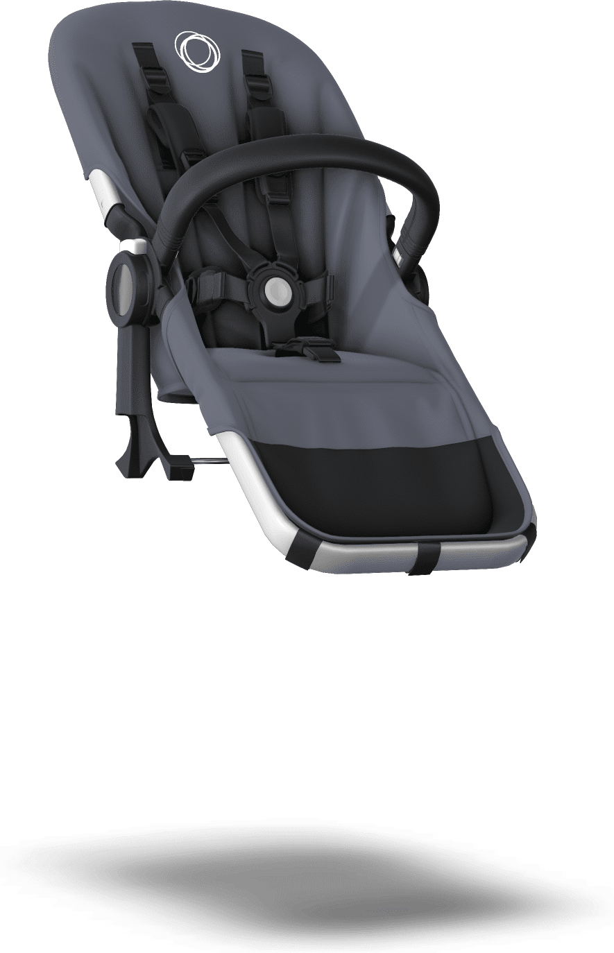 Bugaboo Donkey 2 habillage de siège bleu acier Bugaboo Donkey 2 habillage de siège bleu acier