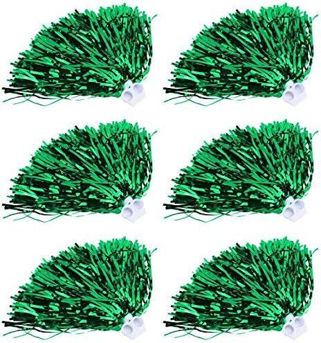 6pcs Cheerleading Pom Poms, 0.1kg / 6pcs Pompons Cheerleading Avec 7 Couleurs ¿¿ Choisir Pour Utilisation Lors De F¿¿Tes, Jeux D'ar¿¿Ne, Cris De C¿¿L¿¿Bration