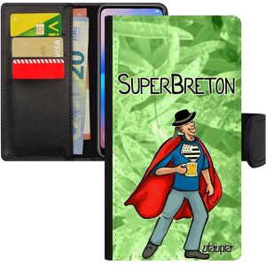 Coque Iphone 11 Pro Simili Cuir Super Breton Drole Comics Magnetique Bd Texte 128 Go De Protection Etui Heros Telephone Humour - Publicité Coque Iphone 11 Pro Simili Cuir Super Breton Drole Comics Magnetique Bd Texte 128 Go De Protection Etui Heros Telephone Humour - Publicité