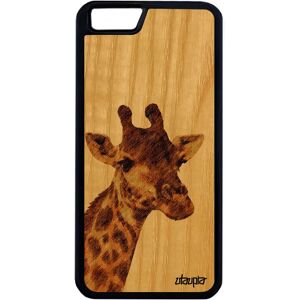 Coque iPhone 6+ 6S+ Plus bois silicone girafe personnalisé animal 64 Go jolie tache design antichoc animaux noir afrique motif - Publicité Coque iPhone 6+ 6S+ Plus bois silicone girafe personnalisé animal 64 Go jolie tache design antichoc animaux noir afrique motif - Publicité