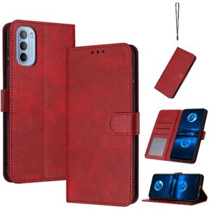 Flip Étui Pour Motorola Moto G Stylus 2022 4g Couleur Pure Cuir Pu Avec Boucle Bicelle Avec Fente Pour Carte - Rouge - Publicité Flip Étui Pour Motorola Moto G Stylus 2022 4g Couleur Pure Cuir Pu Avec Boucle Bicelle Avec Fente Pour Carte - Rouge - Publicité