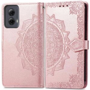 Flip Étui Pour Motorola Moto G Power 5g 2024 Motif Exquis Couverture Rabotant Étui En Cuir Antichoc Simple Entreprise - Couleur Rose - Publicité Flip Étui Pour Motorola Moto G Power 5g 2024 Motif Exquis Couverture Rabotant Étui En Cuir Antichoc Simple Entreprise - Couleur Rose - Publicité