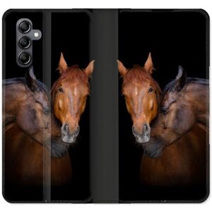 Housse Cuir Portefeuille Pour Samsung Galaxy A14 4g / 5g Animal Cheval Marron - Publicité Housse Cuir Portefeuille Pour Samsung Galaxy A14 4g / 5g Animal Cheval Marron - Publicité