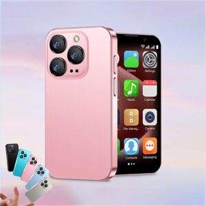 XS18 PRO NOUVEAU Mini Smartphone 3G 3.0 pouces 2GB+16GB Android 9.0 Double SIM Double Veille Bluetooth Reconnaissance faciale Rose - Publicité XS18 PRO NOUVEAU Mini Smartphone 3G 3.0 pouces 2GB+16GB Android 9.0 Double SIM Double Veille Bluetooth Reconnaissance faciale Rose - Publicité