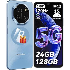 5G Téléphone Portable Débloqué Blackview SHARK 6 24Go+128Go/2To 6.67"" 50MP+13MP 5000mAh Android 15 Smartphone,Dual SIM,GPS - Bleu - Publicité 5G Téléphone Portable Débloqué Blackview SHARK 6 24Go+128Go/2To 6.67"" 50MP+13MP 5000mAh Android 15 Smartphone,Dual SIM,GPS - Bleu - Publicité