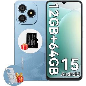 Smartphone Blackview WAVE 9C 6.56" 12Go+64Go Téléphone Portable 4G - Bleu - Publicité Smartphone Blackview WAVE 9C 6.56" 12Go+64Go Téléphone Portable 4G - Bleu - Publicité