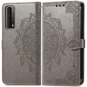 Étui Pour Huawei P Smart 2021 Simple Entreprise Étui En Cuir Antichoc Motif Exquis Couverture Rabotant - Gris - Publicité Étui Pour Huawei P Smart 2021 Simple Entreprise Étui En Cuir Antichoc Motif Exquis Couverture Rabotant - Gris - Publicité