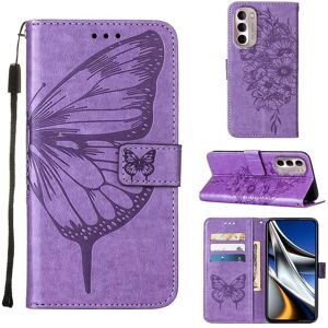 Étui Pour Motorola Moto G Stylus 2022 4g Gaufrage Papillon