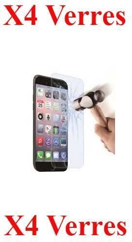 X4 Pieces, Film Protecteur Iphone 6 Plus 4 Pack, 9h, Pose Facile