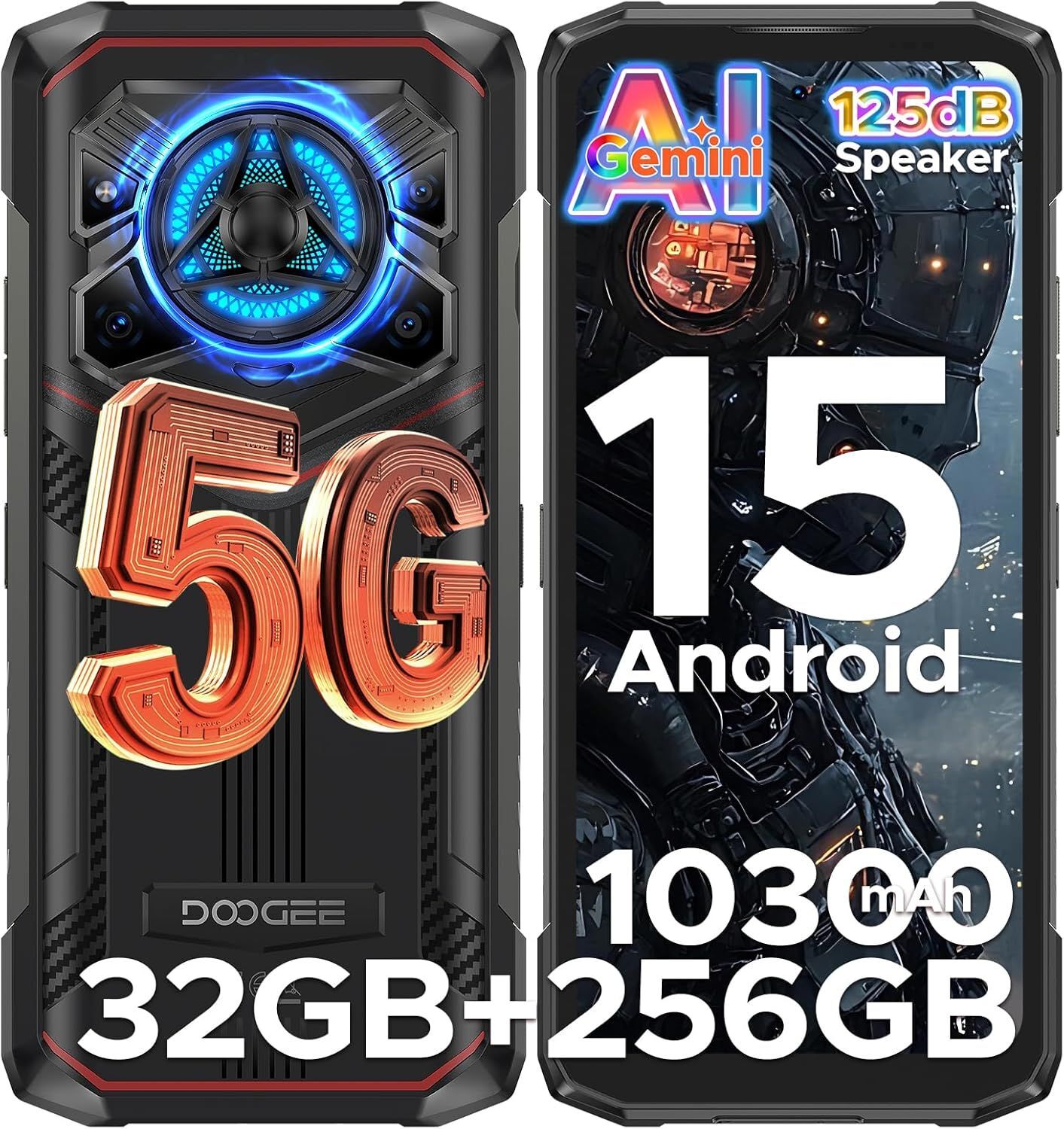 DOOGEE Blade 20 Play Telephone Portable Incassable 5G 32GB+256GB 10300mAh/33W 6,6