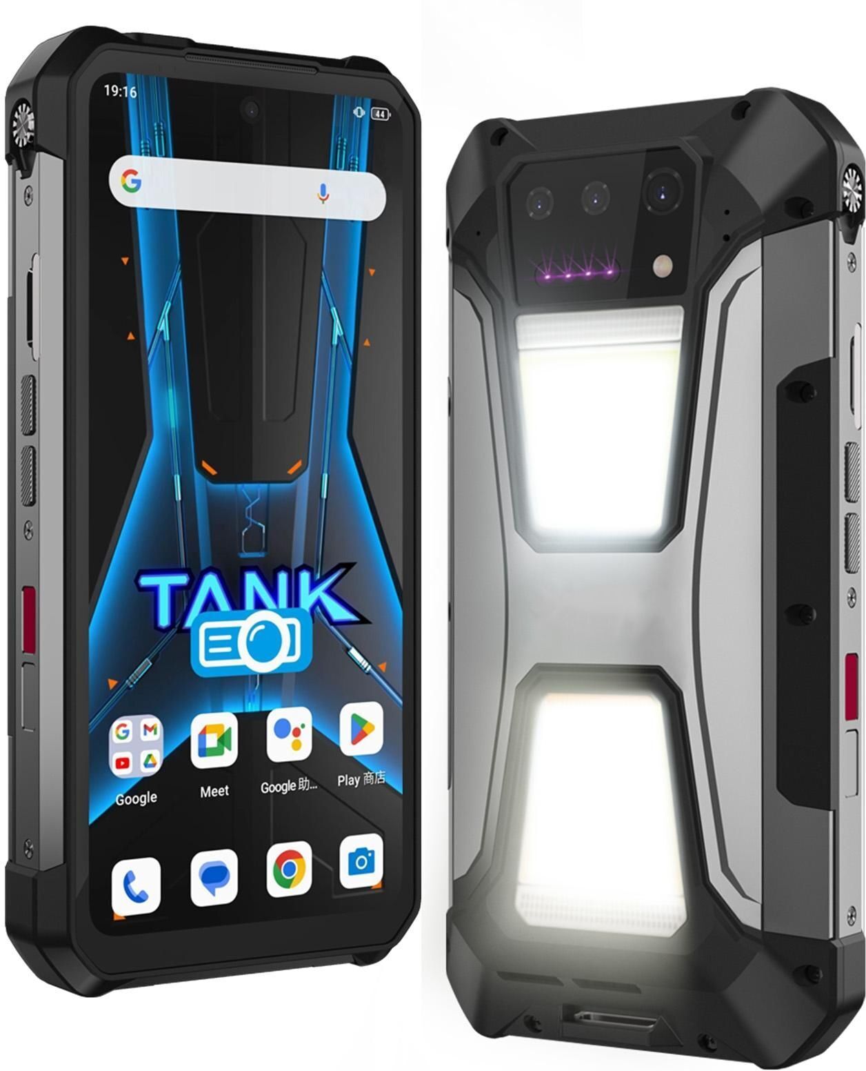 Smartphone Antichoc Avec Vision Nocturne Et Projecteur 12GB+256GB Android 14 YONIS