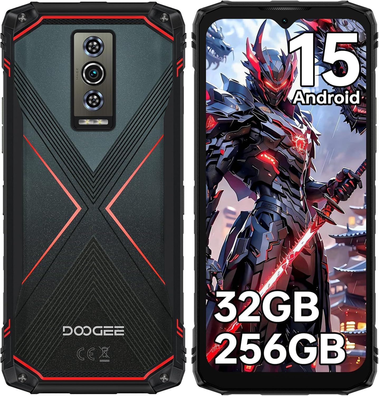DOOGEE Blade 10 Pro Energy Smartphone Incassable 32Go+256Go, Smartphone Android 15, 6.56