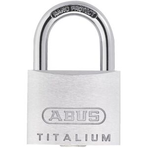 ABUS Cadenas aluminium Titalium? serie 64 TI Abus - Longueur 60 mm - Publicité