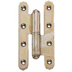 Paumelle renforcée - acier zingué - n ud rond - 160x70 - droite FAURE - Publicité Paumelle renforcée - acier zingué - n ud rond - 160x70 - droite FAURE - Publicité