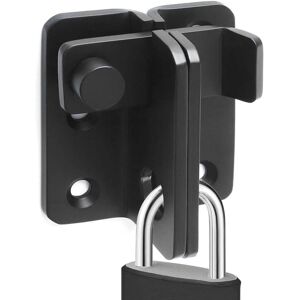 Verrou Porte Coulissante Serrure Volet Loquet Porte Verrou Portail À Bascule Boulon Avec Vis Pour Porte Fenêtre Placard Et Jardin Acier Inoxydable (Noir,Left Open L) - Publicité Verrou Porte Coulissante Serrure Volet Loquet Porte Verrou Portail À Bascule Boulon Avec Vis Pour Porte Fenêtre Placard Et Jardin Acier Inoxydable (Noir,Left Open L) - Publicité