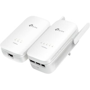 TP-Link TL-WPA8630 KIT V2 - Adaptateur CPL commutateur 3 ports - 1GbE, HomePlug AV (HPAV), HomePlug AV (HPAV) 2.0, IEEE 1901 - Wi-Fi 5 - Bi-bande - Branchement mural - Publicité TP-Link TL-WPA8630 KIT V2 - Adaptateur CPL commutateur 3 ports - 1GbE, HomePlug AV (HPAV), HomePlug AV (HPAV) 2.0, IEEE 1901 - Wi-Fi 5 - Bi-bande - Branchement mural - Publicité