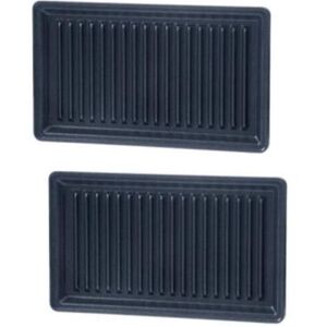 Lot de 2 Plaques grill Panini Gaufrier croque-monsieur (XA800312 TEFAL)