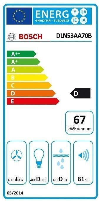 Hotte Groupe filtrant Bosch Serie DLN53AA70 - Anthracite