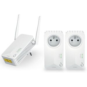 Strong Powerline WiFi 600 Triple Pack V2 600 Mbit/s Ethernet/LAN Blanc 3 pièce(s) - Publicité Strong Powerline WiFi 600 Triple Pack V2 600 Mbit/s Ethernet/LAN Blanc 3 pièce(s) - Publicité