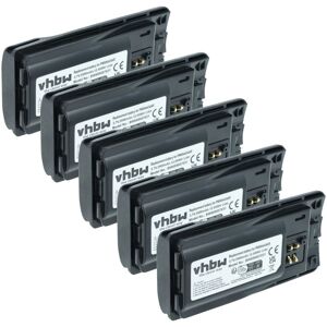 vhbw 5x Batterie remplacement pour Motorola PMNN4453R, PMNN4453, PMNN4434AR pour radio talkie-walkie (3500mAh, 3,7V, Li-ion) - Publicité vhbw 5x Batterie remplacement pour Motorola PMNN4453R, PMNN4453, PMNN4434AR pour radio talkie-walkie (3500mAh, 3,7V, Li-ion) - Publicité