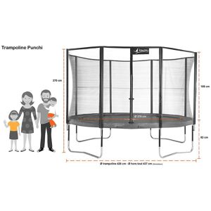 Kangui Trampoline Punchi Atoll 430 Avec 3 Accessoires - Publicité Kangui Trampoline Punchi Atoll 430 Avec 3 Accessoires - Publicité
