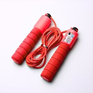 Corde À Sauter Avec Compteur Exercice Fitness Réglable À Vitesse