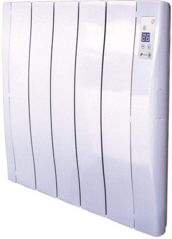 RADIADOR HAVERLAND WI-5 800W AUTOPROGRA WIFI Elementos : 5 Potencia : 800 Tipo de ubicación : Pared Programador : Sí Funciones : Diseño innovador de elementos curvos de alta inercia a fundición de aluminio Detector de presencia Detector automático de ventanas abiertas Elemento calefactor: Resistencias de alta calidad equilibradas para una distribución homogénea de calor. Función ?auto-aprendizaje?, función sensor de presencia y función manual Programación hora a hora a través de una APP (vía smartphones, tablets o/y ordenadores) Temperatura de ambiente en pantalla Incorpora batería de litio de muchos años de duración (reserva horaria infinita) image