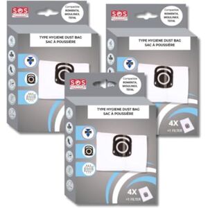 Sos Accessoire Lot de 6 Sacs Aspirateur + 1 Micro-Filtre Sac Aspirateur Rowenta Silence Force Equivalet à Rowenta ZR003901 Compatible Aspirateurs Traîneaux Rowenta & Moulinex Filtre Aspirateur (3) Aspirateur - Publicité Sos Accessoire Lot de 6 Sacs Aspirateur + 1 Micro-Filtre Sac Aspirateur Rowenta Silence Force Equivalet à Rowenta ZR003901 Compatible Aspirateurs Traîneaux Rowenta & Moulinex Filtre Aspirateur (3) Aspirateur - Publicité