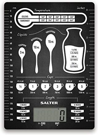 Salter 1171 Cndr Conversions Digital Kitchen Scales - Black