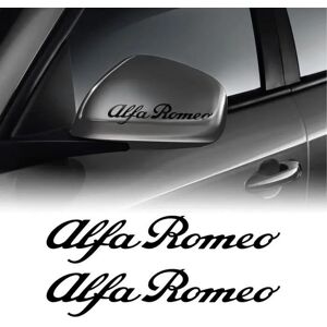 Autocollants - Alfa Romeo - Rétroviseurs/Poignées - Noir - 10 Cm - 2 Pièces - Publicité Autocollants - Alfa Romeo - Rétroviseurs/Poignées - Noir - 10 Cm - 2 Pièces - Publicité
