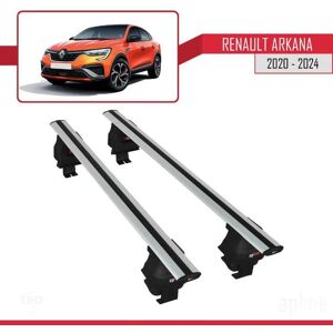 Compatible Avec Renault Arkana 2020-2026 Ace-4 Barres De Toit Railing Porte-Bagages De Voiture Gris Aluminium 2 Barres - Publicité Compatible Avec Renault Arkana 2020-2026 Ace-4 Barres De Toit Railing Porte-Bagages De Voiture Gris Aluminium 2 Barres - Publicité