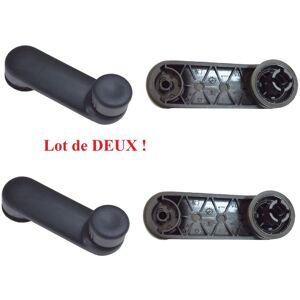 Deux Manivelles De Lèves Vitres Manuels - Renault Clio 1.5 Dci 80 09/1998-05/2005 - Publicité Deux Manivelles De Lèves Vitres Manuels - Renault Clio 1.5 Dci 80 09/1998-05/2005 - Publicité