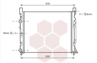 International Radiators Radiateur. Pour: Mercedes Citan 11/12+. Référence Constructeur: 8200455801