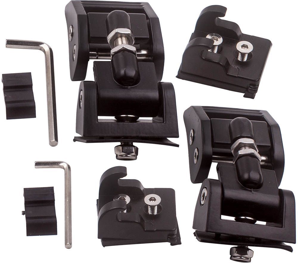 Pour Jeep Wrangler Jk Jl Unlimited Parts Black Hood Latch Locking Catch Buckle