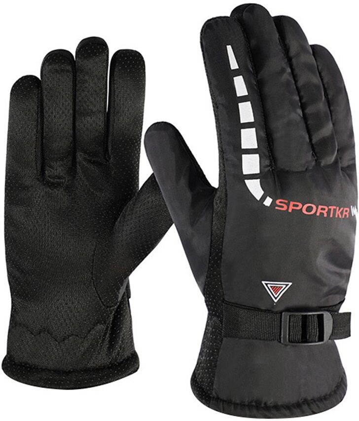 Gants De Ski Professionnels, En Polaire, Réglables, Chauds Pour L'hiver, Pour Hommes Et Femmes, Ultralégers, Imperméables, Pour Moto, Pour La Neige Thermique