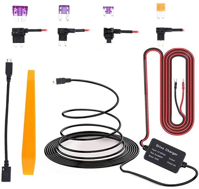 C301 12v À 5v Car Acc Prend Des Câbles D'électricité, Modèle: Boucle + 4 X Take Appliance