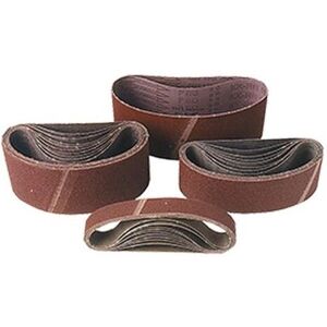 Lot de 10 bandes toile pour machine portative 30 x 533 mm Gr. 60 pour bois et métal - 30.533.060 - Leman - Publicité Lot de 10 bandes toile pour machine portative 30 x 533 mm Gr. 60 pour bois et métal - 30.533.060 - Leman - Publicité