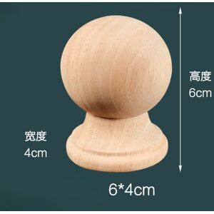 Main courante d'escalier à billes rondes en bois massif,queue de lit à billes,colonne de décoration de poteau de tête,couleur unie,mise en place de voiture illimitée - Type C3 6X4cm - Publicité Main courante d'escalier à billes rondes en bois massif,queue de lit à billes,colonne de décoration de poteau de tête,couleur unie,mise en place de voiture illimitée - Type C3 6X4cm - Publicité