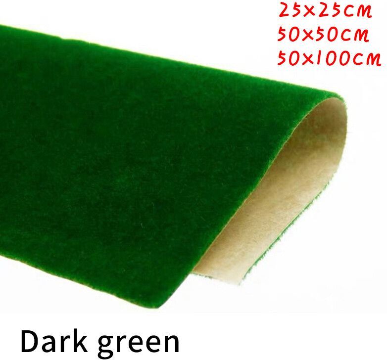 Pelouses Artificielles Minces,Polymères De Paysage,Pour Train Miniature,Papier Non Adhésif,Faux Gazon,Accessoires De Décoration De Jardin - Type 50x100cm #A
