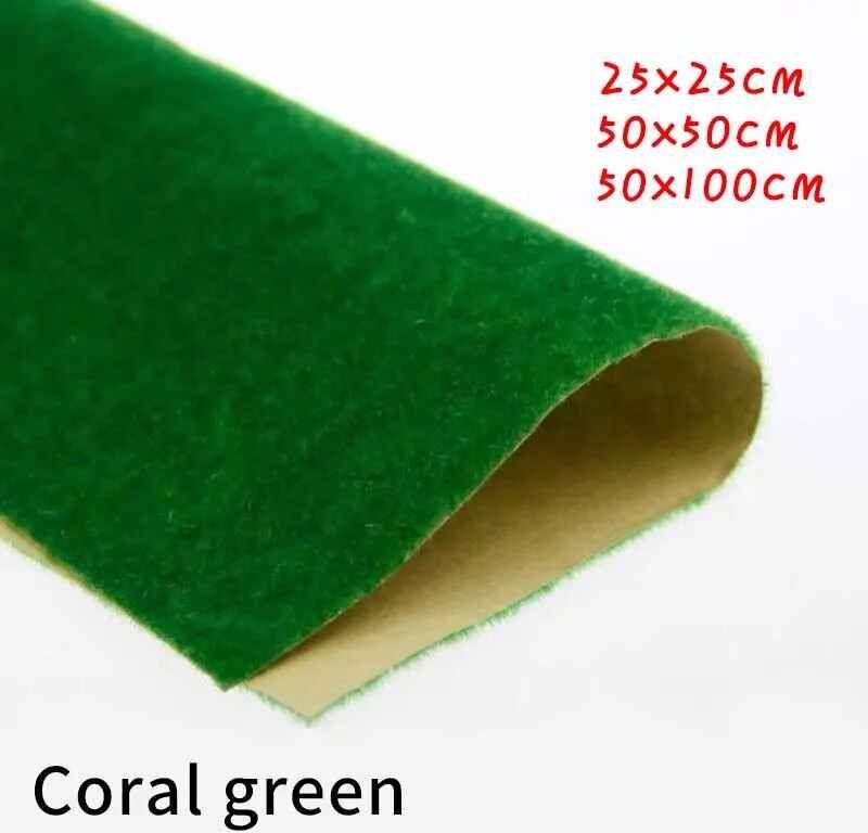 Pelouses Artificielles Minces,Polymères De Paysage,Pour Train Miniature,Papier Non Adhésif,Faux Gazon,Accessoires De Décoration De Jardin - Type 50x100cm #N