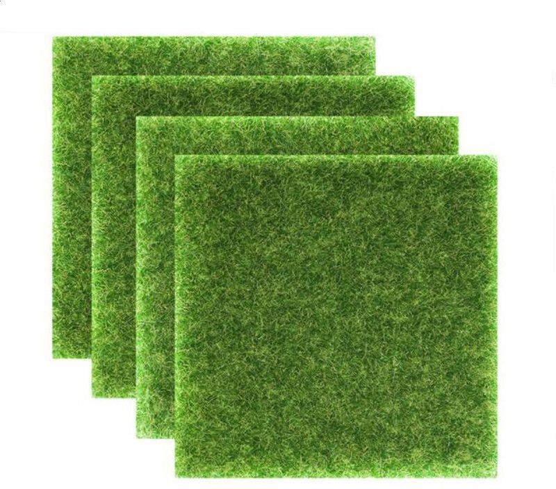 Simulation De Pelouse Artificielle 10 Pièces/Lot,Mousse Décorative De Fond,Gazon Vert,Plus Grande Taille Pour La Maison Et Le Jardin - Type 30x30cm