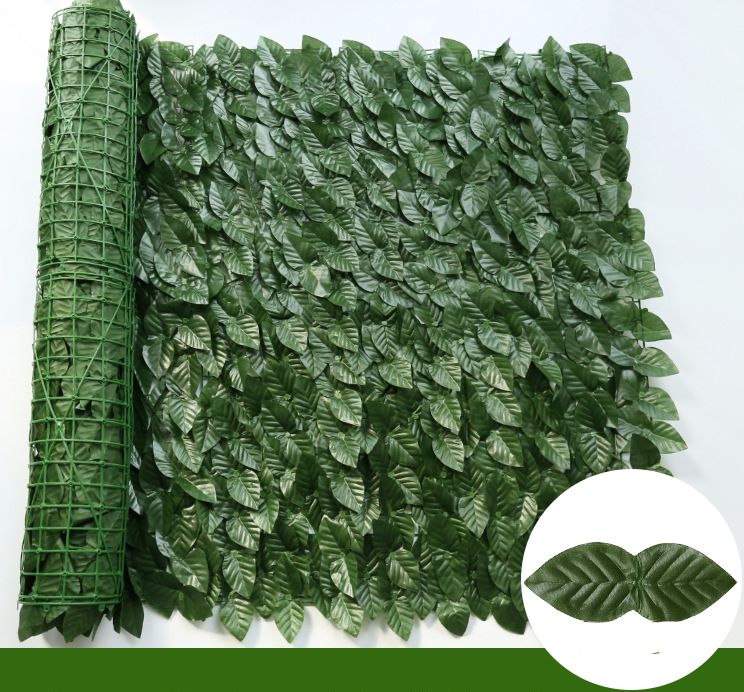 Haie De Lierre Artificielle,Panneaux De Clôture En Cuir Oral Elu Vert,Faux Écran De Confidentialité Pour La Maison,Jardin Extérieur,Décoration De Délégations,50x200cm - Type Dark Green Dill-100x300cm