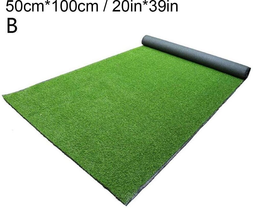 Tapis De Gazon Artificiel Résistant À L'humidité,Simulation De Pelouse Extérieure,Décoration Intérieure,Délégations,Plante Verte,Maternelle,50cm X 100cm - Type 100cm #B
