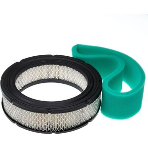 vhbw Set de filtres (filtre à air en papier, filtre mousse) compatible avec Briggs & Stratton Vanguard 543477-1078-E1 moteur pour tracteur tondeuse - Publicité vhbw Set de filtres (filtre à air en papier, filtre mousse) compatible avec Briggs & Stratton Vanguard 543477-1078-E1 moteur pour tracteur tondeuse - Publicité