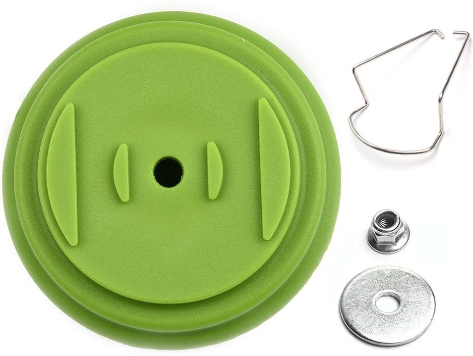 Joint de protection en plastique opaque pour tondeuse à gazon,écrou de batterie au lithium noir,pièces de tondeuse à gazon,scènes de jardin - Type Green