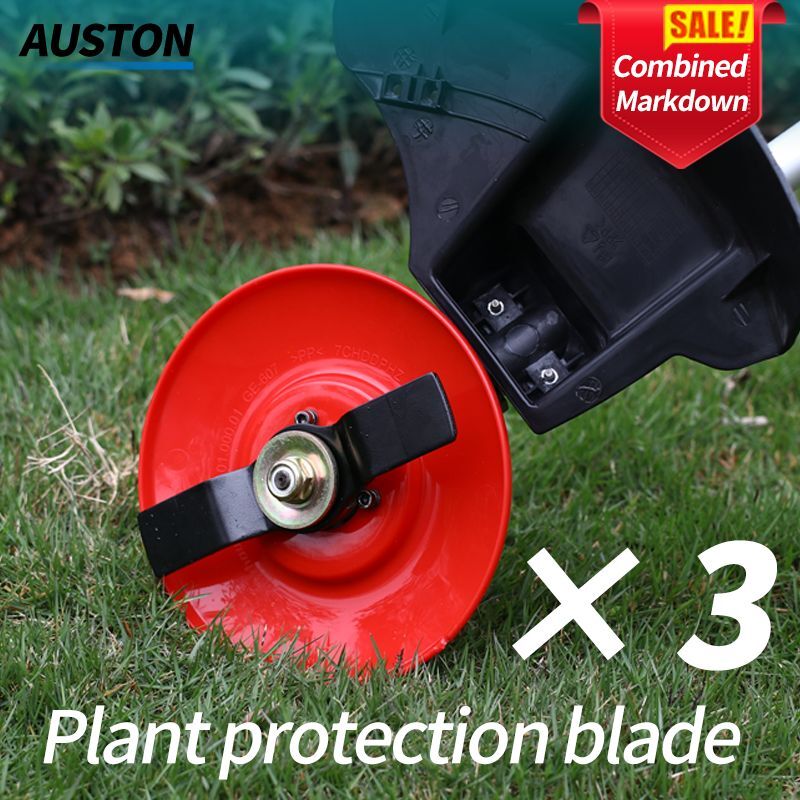 Tête de Tondeuse à Gazon Amphibie,Accessoires,Lame de Coupe,Outil de Jardin,Brosse,Pièces,Outils - Type plant protection X3