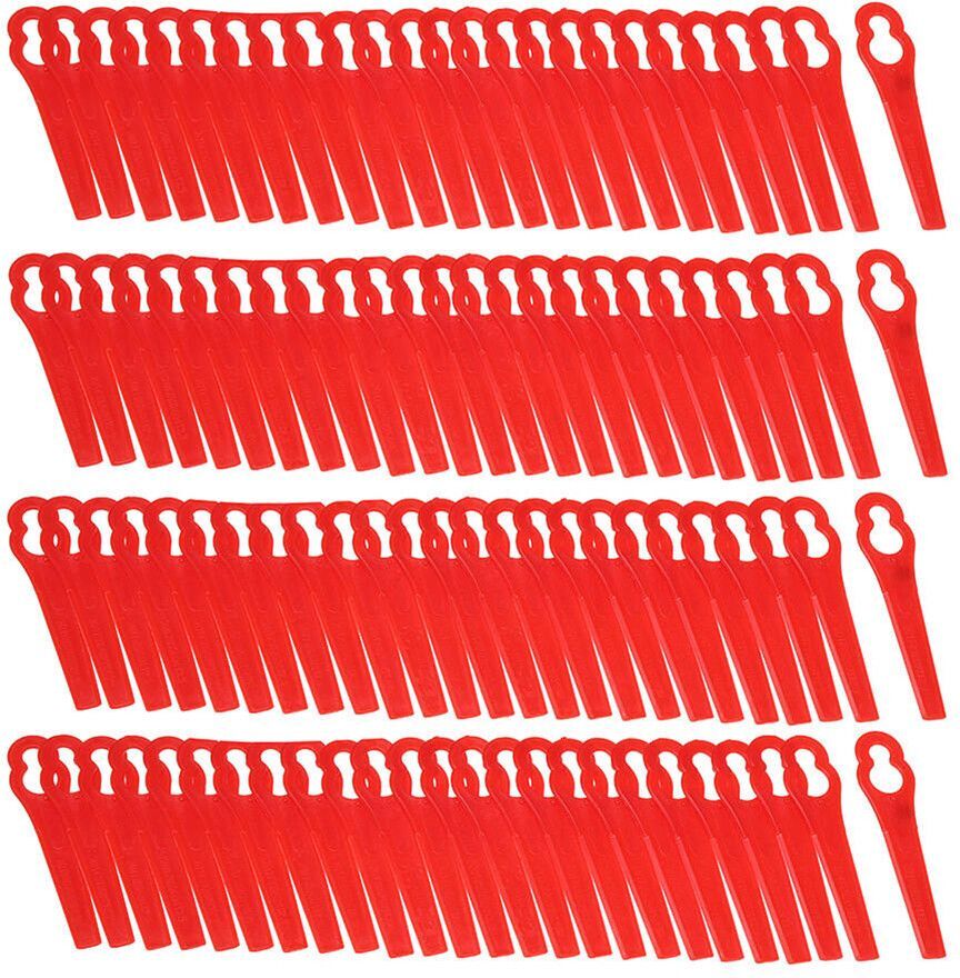 Jeu de lames de rechange en plastique L83,20/60/100/120 pièces,coupe rapide,pour tondeuse à gazon - Type 100pcs