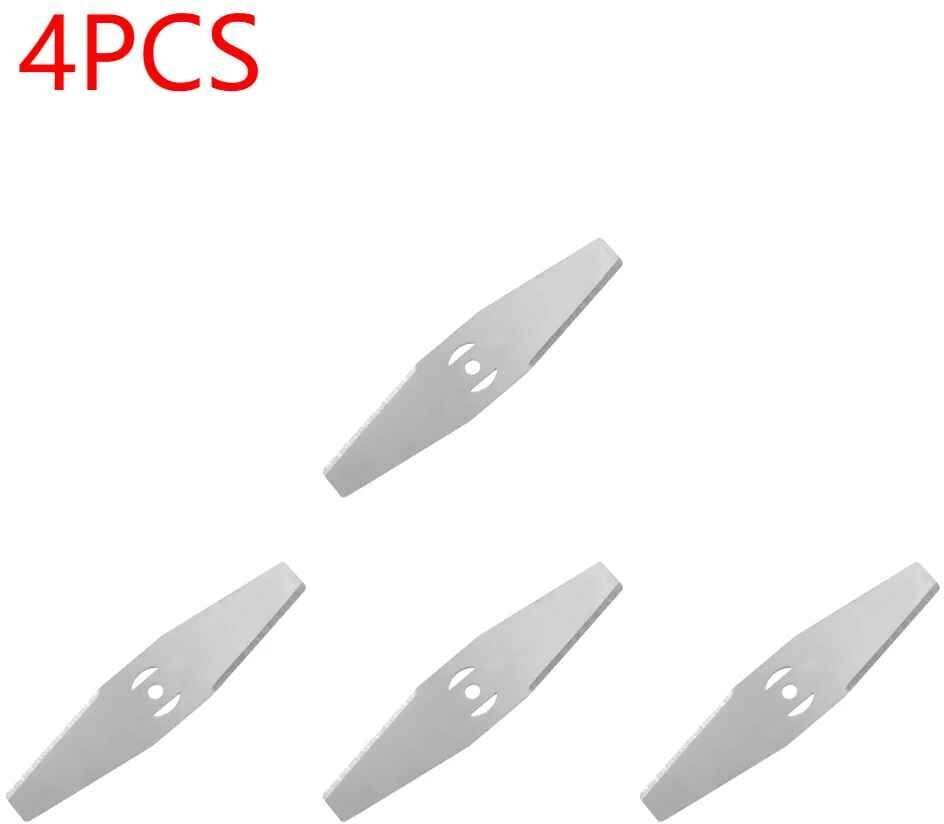 Tête de Tondeuse à Gazon en Métal de,Scie de 150mm,Raccords,Pièces,Outil Électrique de Jardin Domestique,Lame - Type 4pcs Mower Blade