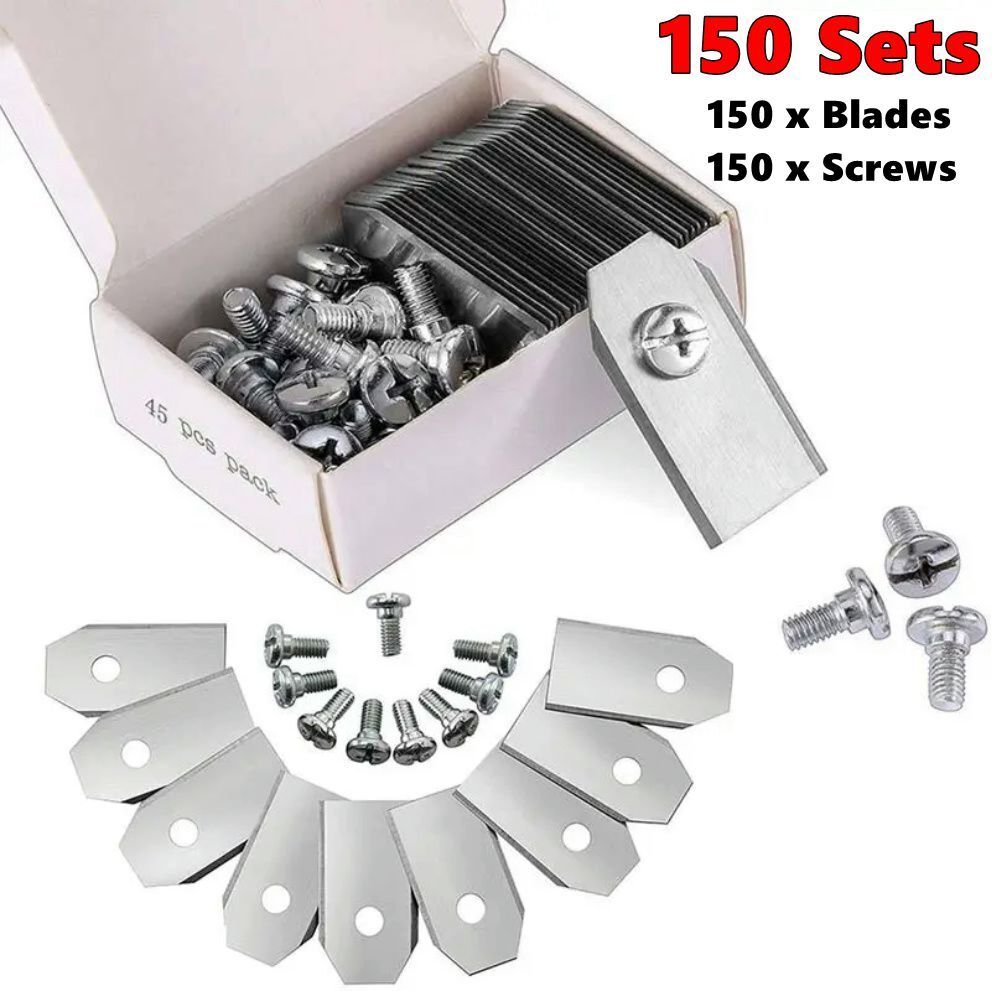 Husqvarna-Kit de réparation de tondeuse à gazon robotique,30 pièces,en acier inoxydable - Type Silver-150sets