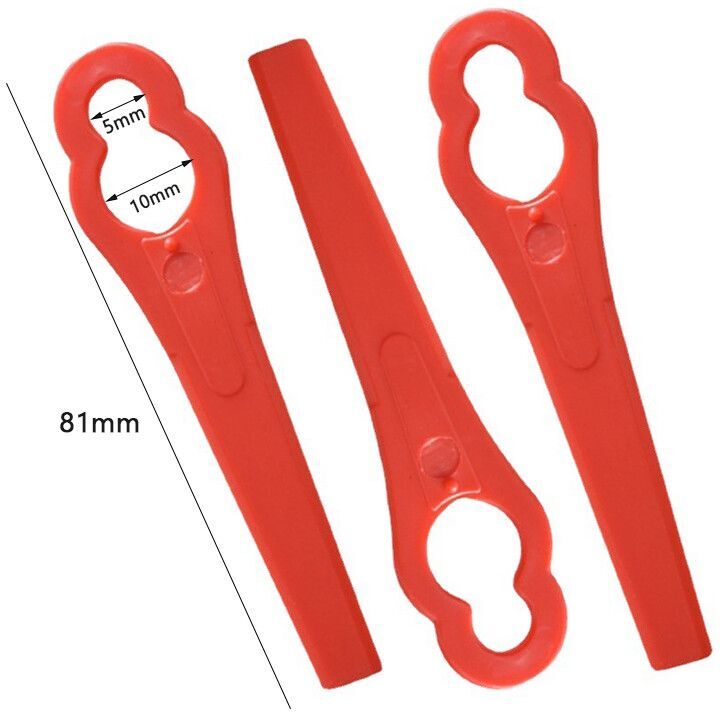 Accessoires de pour tondeuse à gazon,50 pièces,en plastique rouge,83mm,pour Parkside Store TA 20-veA1 LIDL IAN 311046 - Type Red-Type B